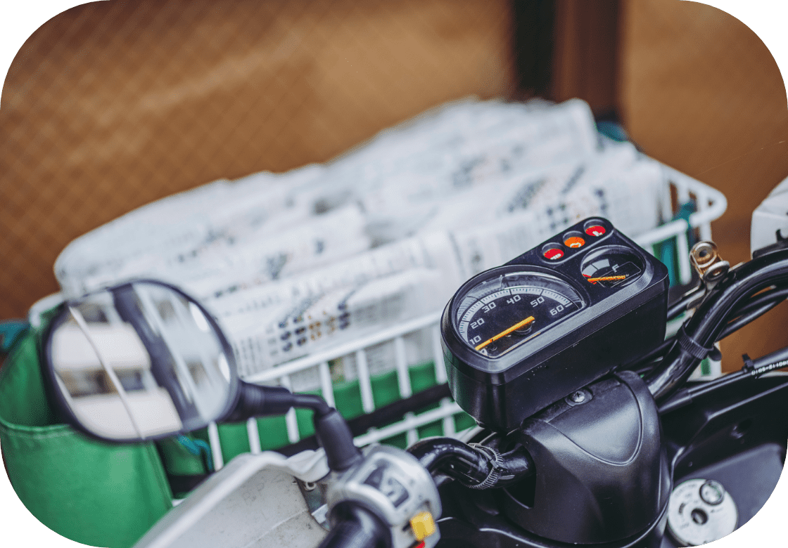 取扱い紙・配達エリア